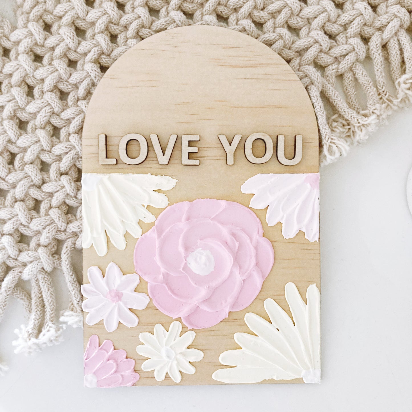 Mini Floral Arch Plaque